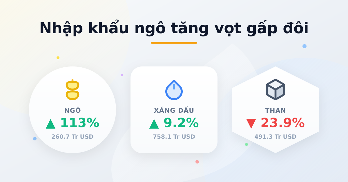 Nhập Khẩu Hàng Hóa Tháng 07/2025: Xăng Dầu Và Sắt Thép Tăng