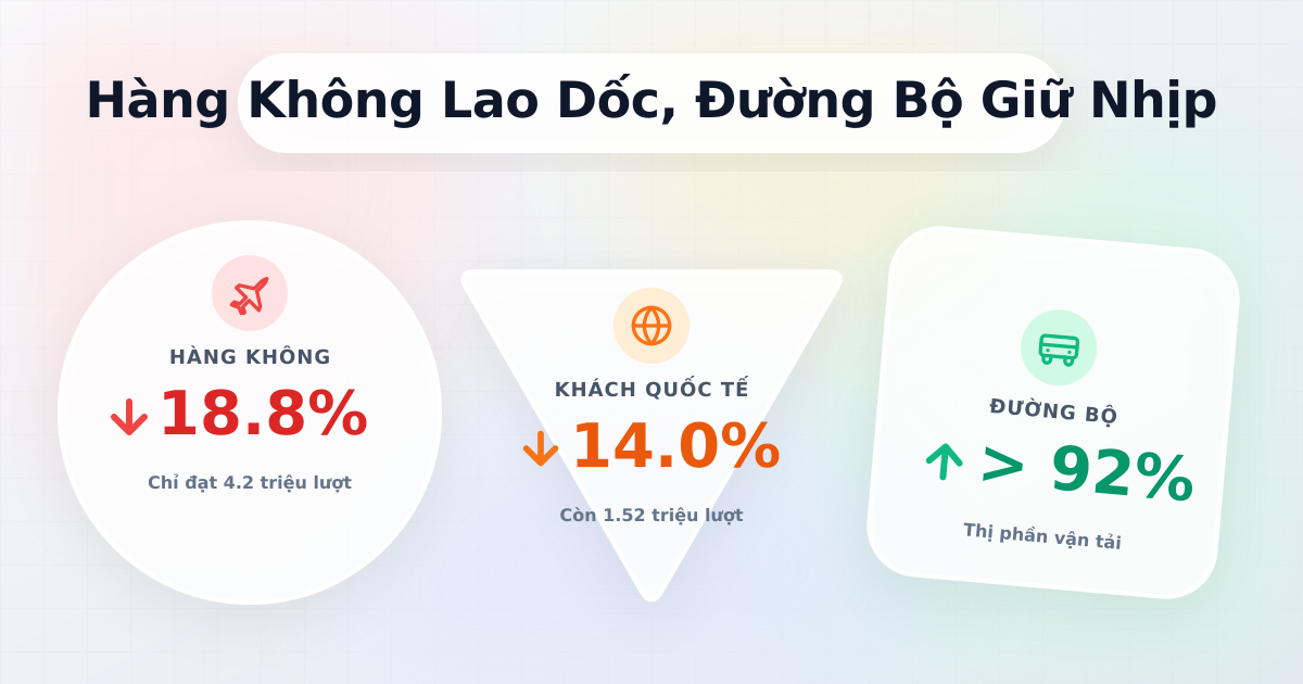 Vận chuyển hành khách tháng 10/2025: Duy trì đà ổn định